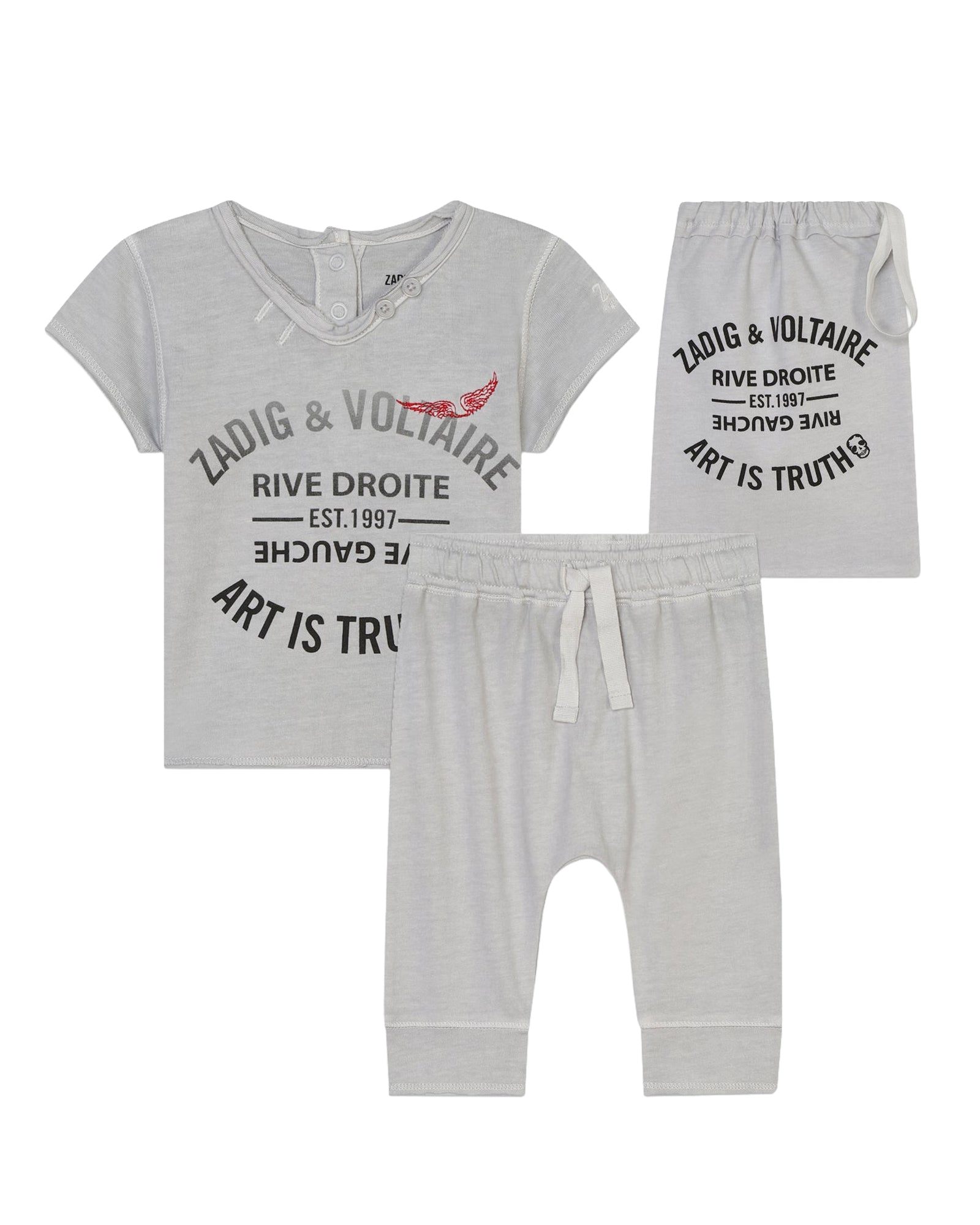 T-shirt and trousers set - Brouillard