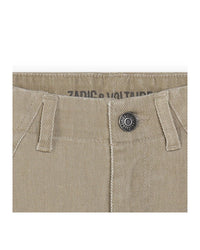 Cotton trousers - Chino Beige