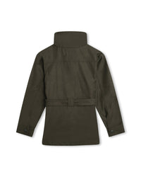 Parka à col montant en coton - Dark Khaki
