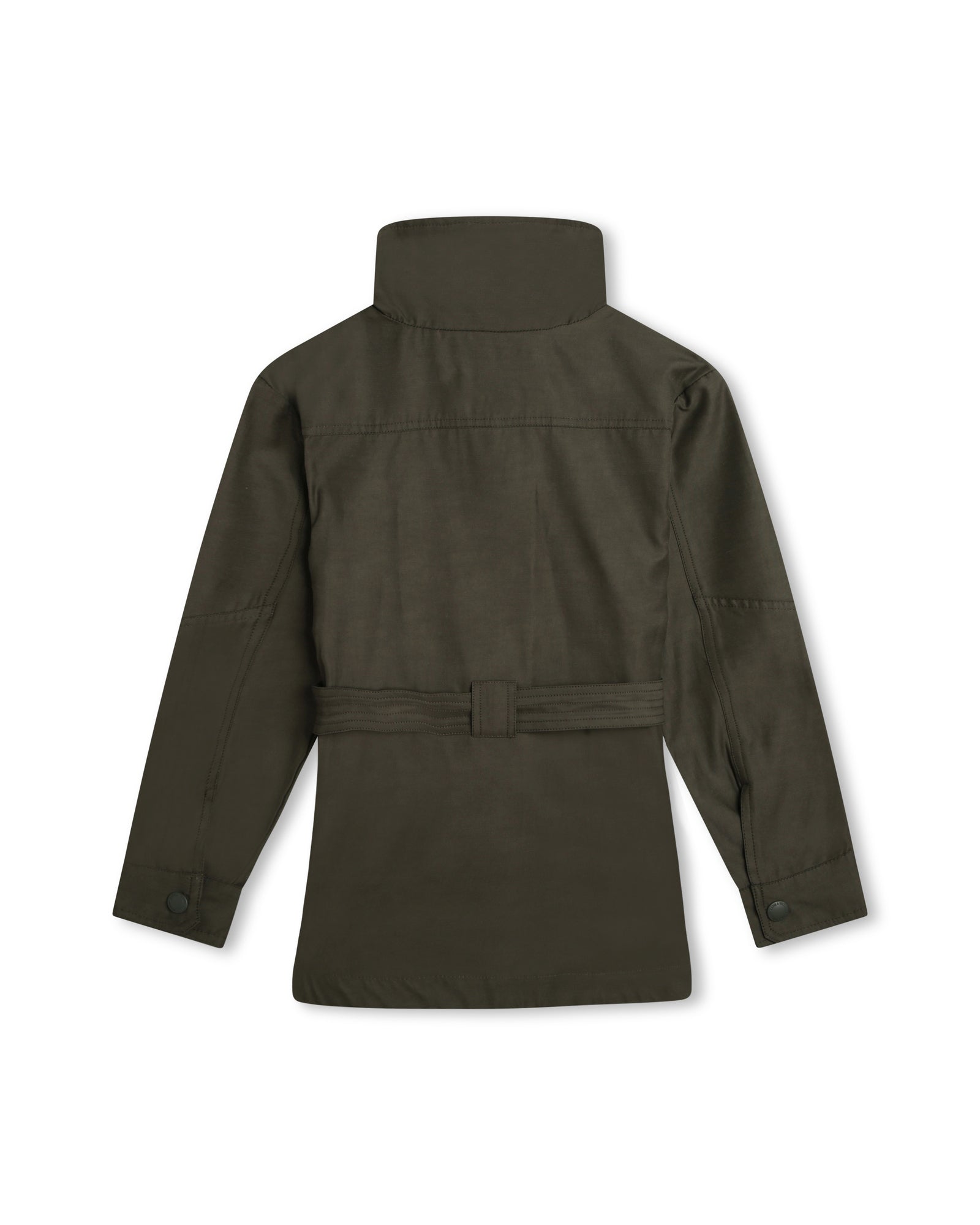 Parka à col montant en coton - Dark Khaki