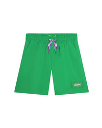 Swimming shorts with elasticated waistband - Acid Green