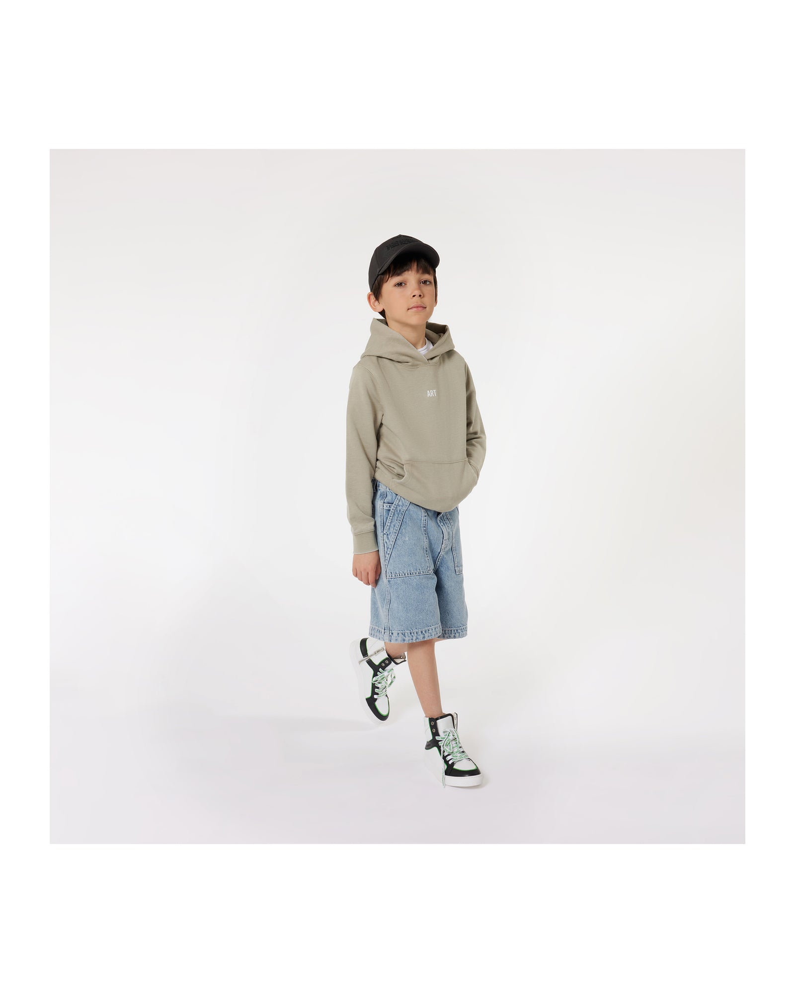 Cotton hoodie - Trellis