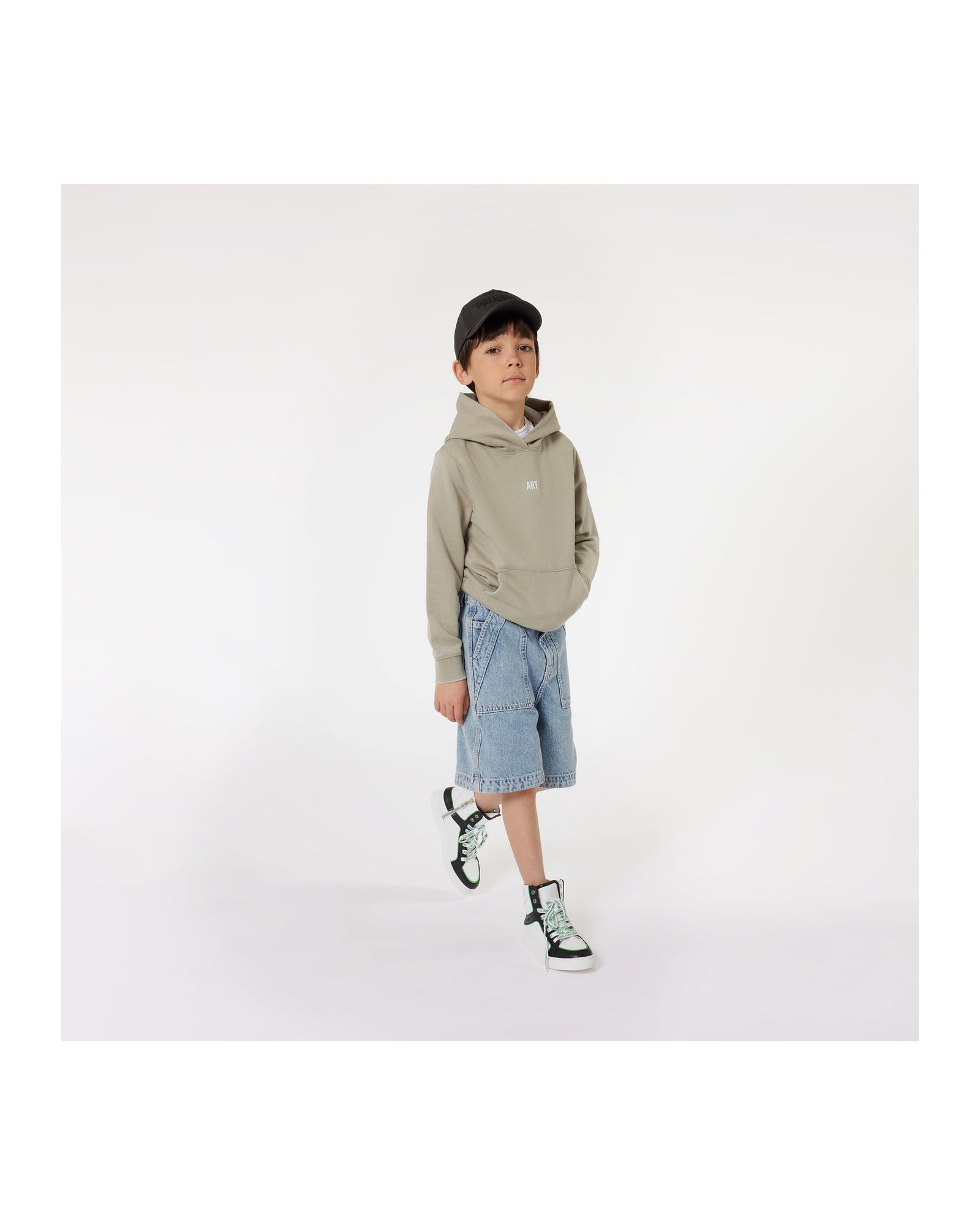 Cotton hoodie - Trellis