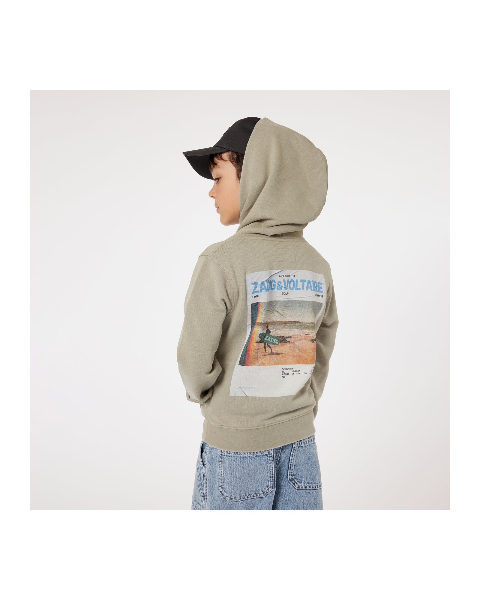 Cotton hoodie - Trellis