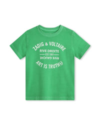 T-shirt avec illustration - Acid Green