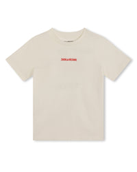T-shirt avec illustration - Creme