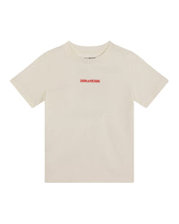 T-shirt avec illustration en coton - Crème