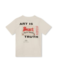 T-shirt avec illustration en coton - Crème