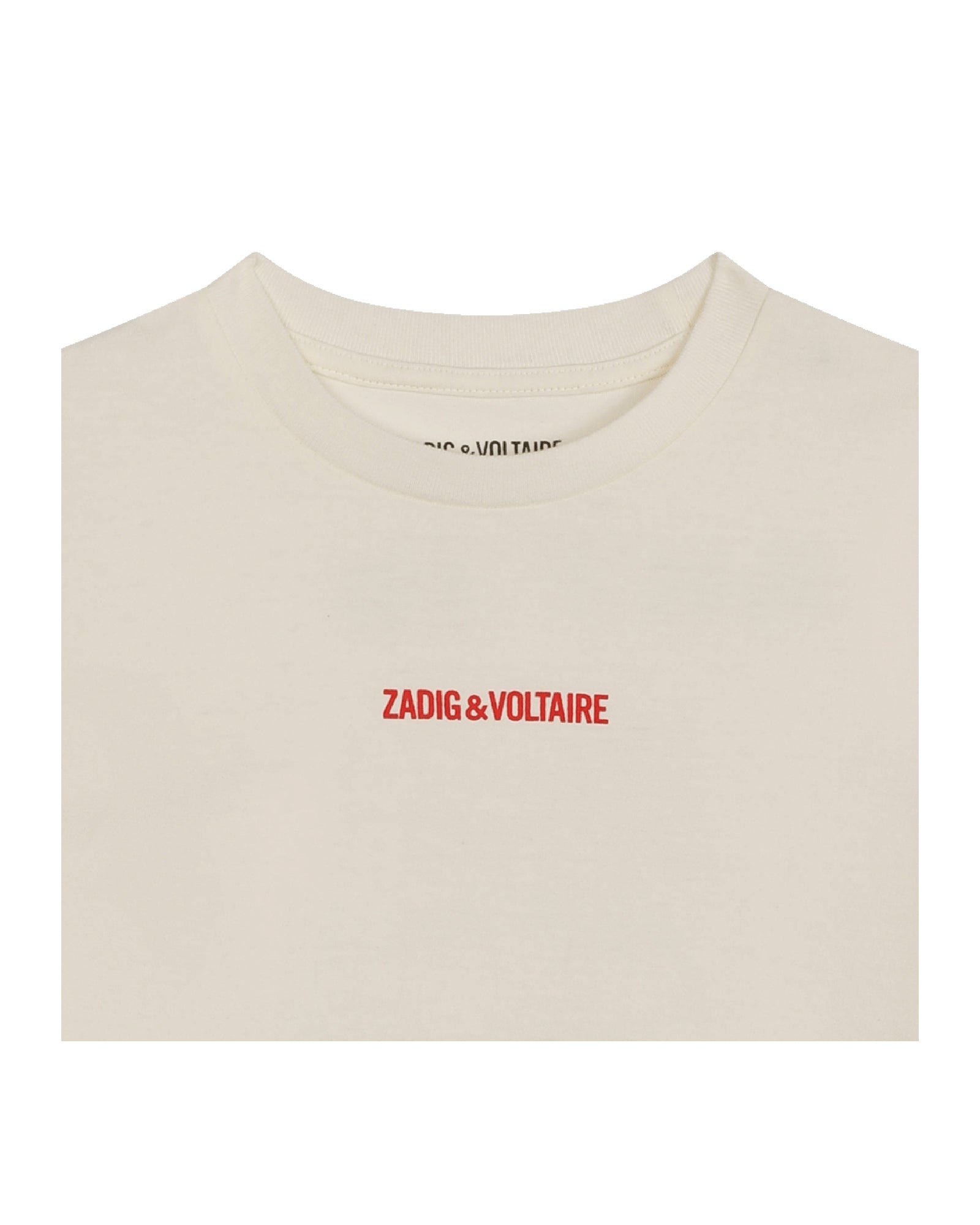 T-shirt avec illustration en coton - Crème
