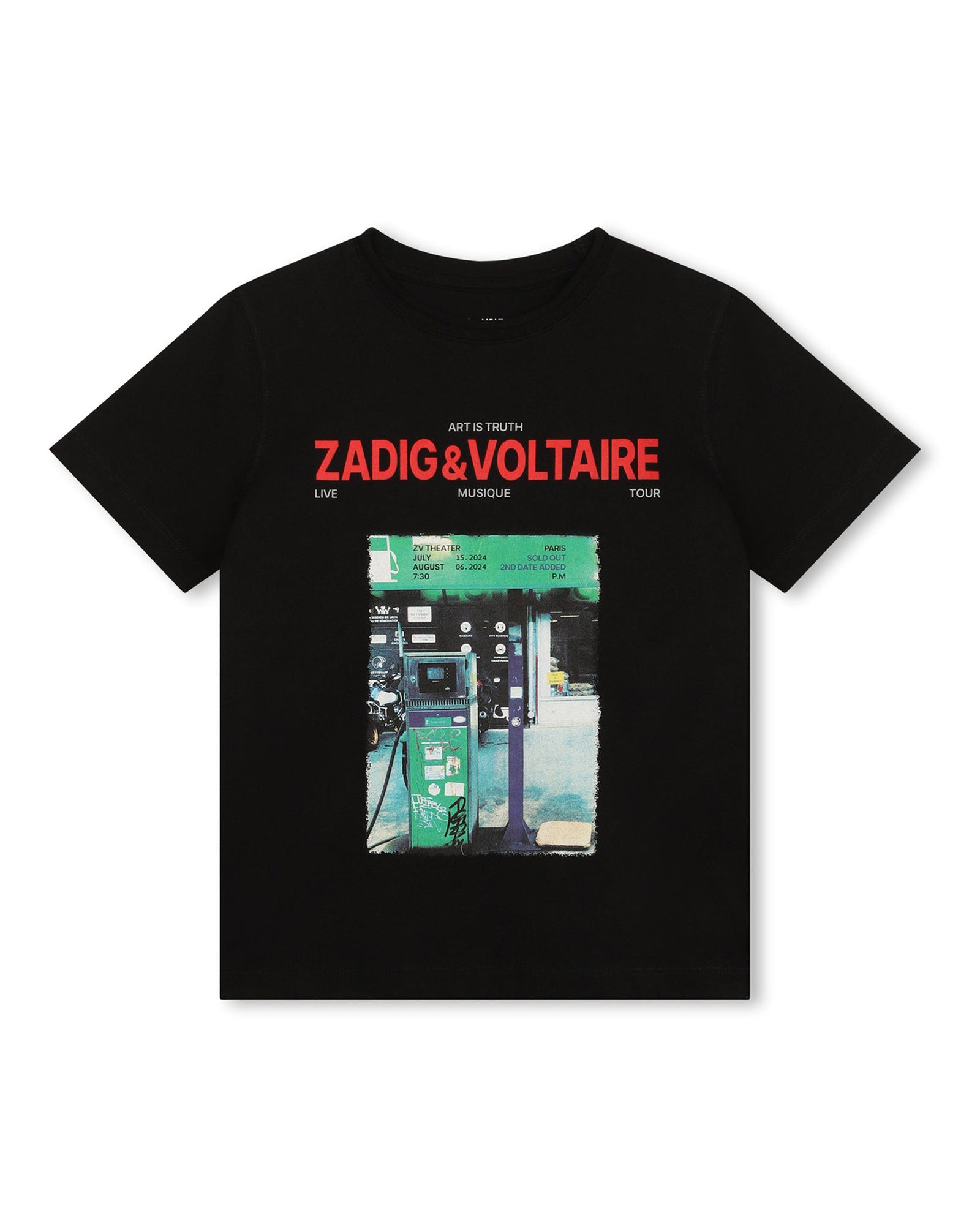 T-shirt avec illustration - Black