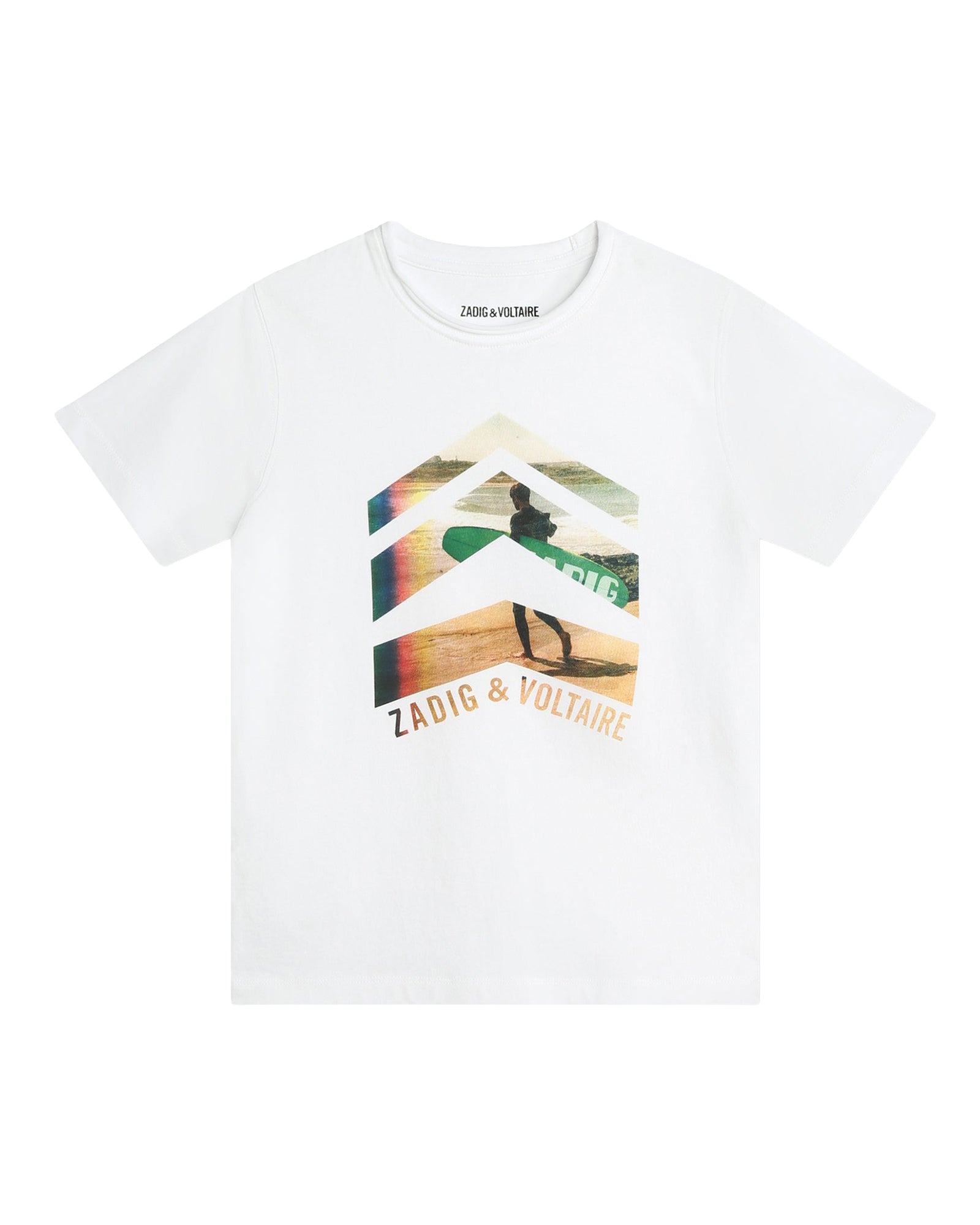 T-shirt avec illustration en coton - Blanc