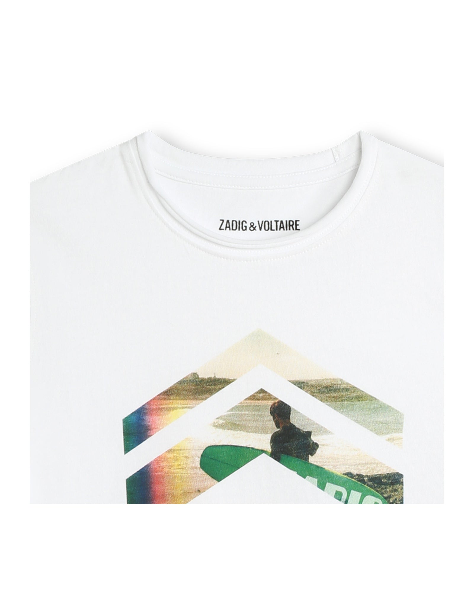 T-shirt avec illustration en coton - Blanc