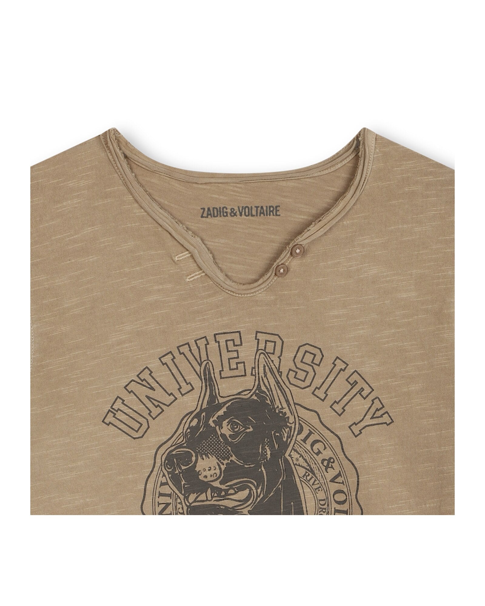 T-shirt avec broderie - Chino Beige