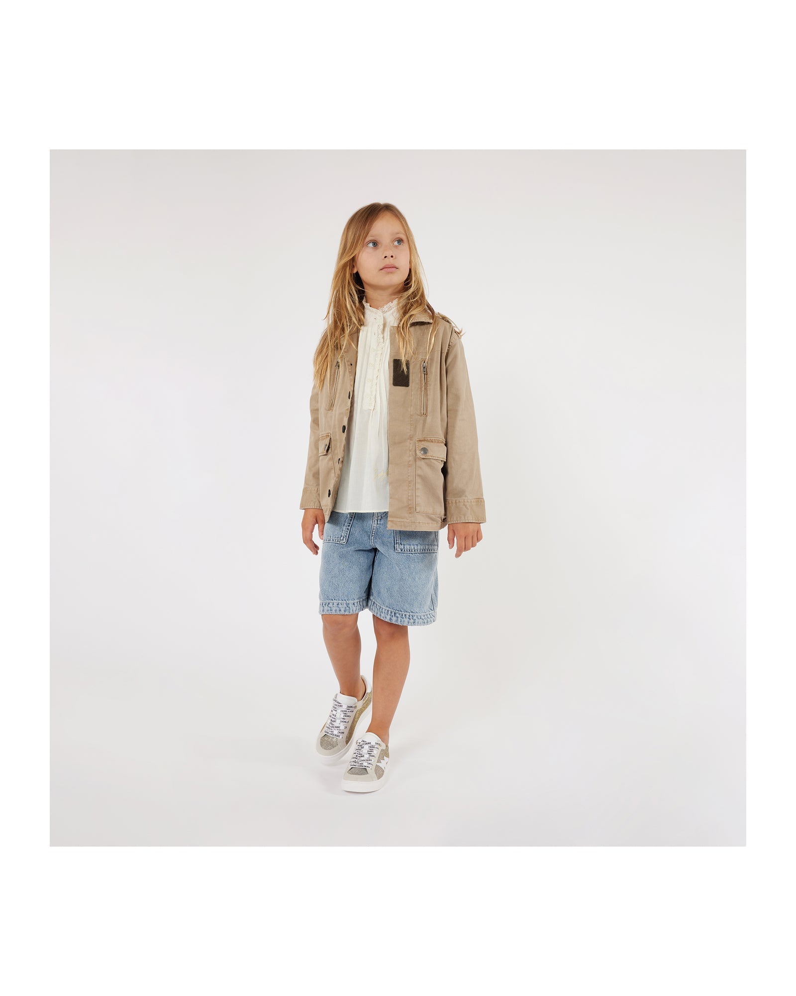 Denim Bermuda shorts - Bleach