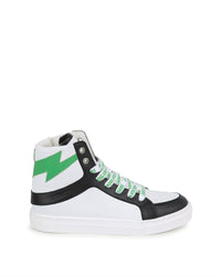 Baskets montantes iconiques en cuir - Blanc