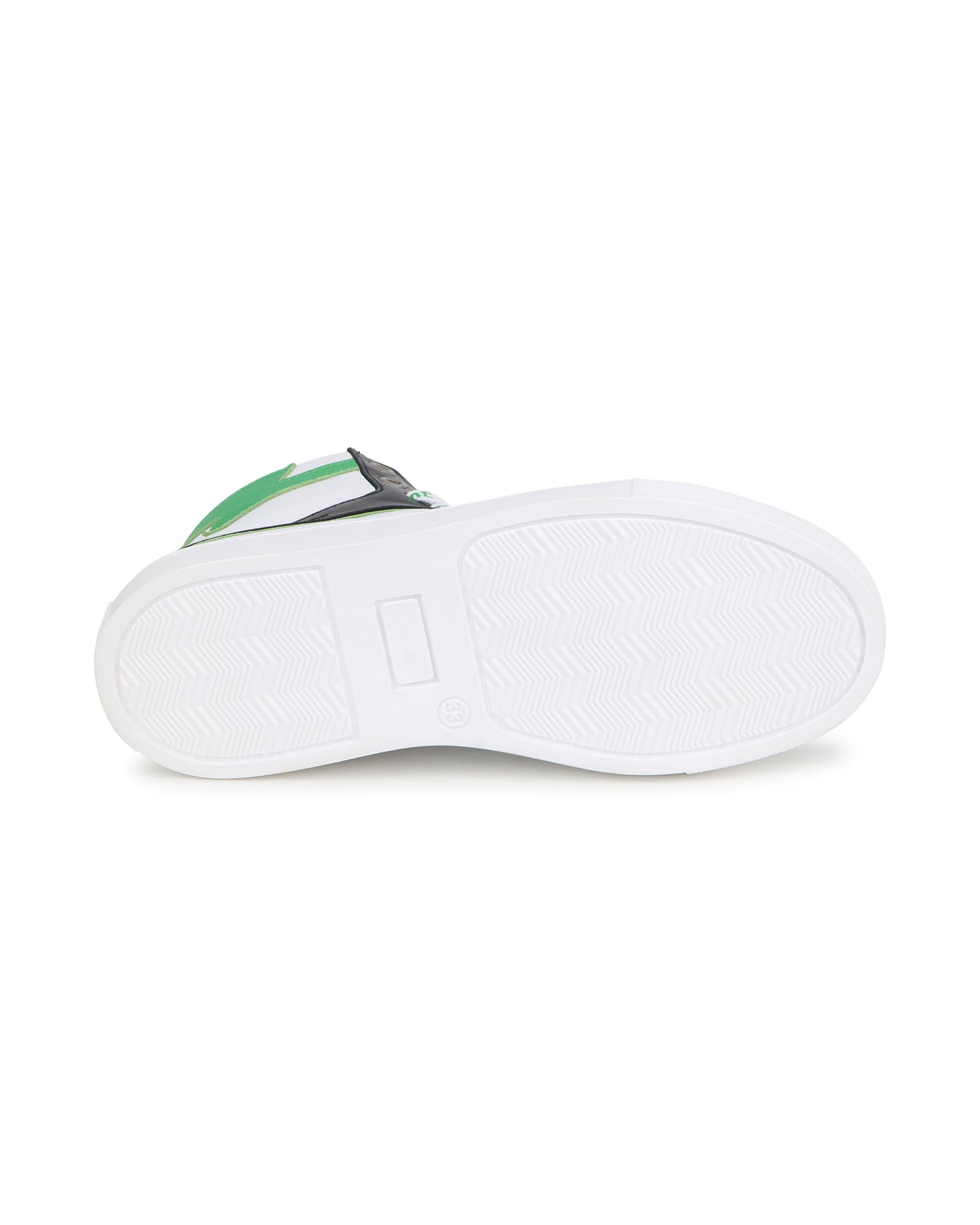 Sneakers montantes iconiques en cuir - Blanc
