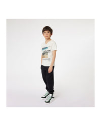 Sneakers montantes iconiques en cuir - Blanc
