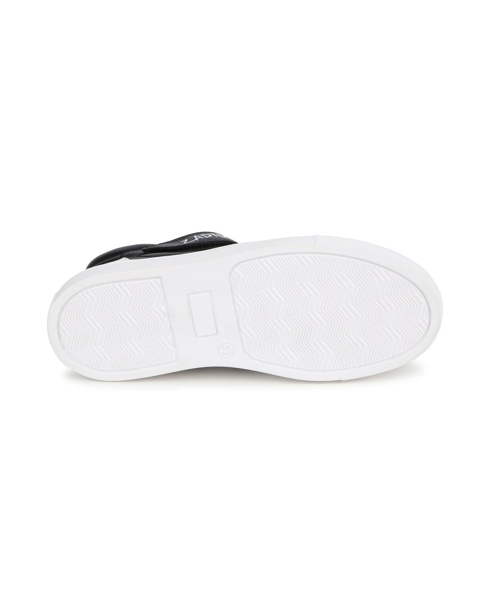 Baskets mi-montantes iconiques en cuir - Blanc Noir