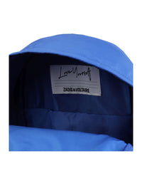 Sac à dos avec broderie siglée - Bleu Klein