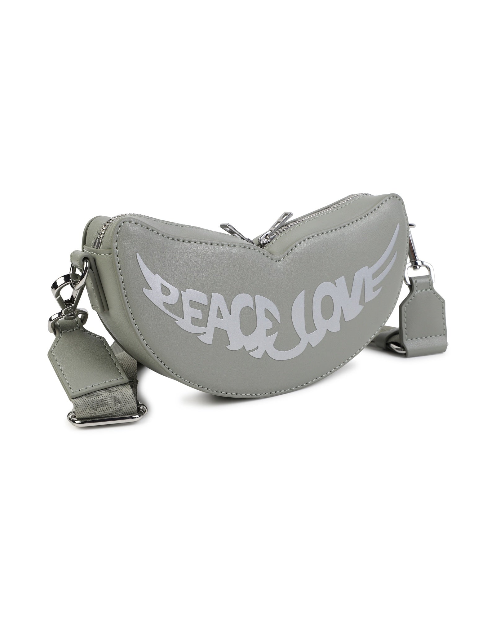 Sac à main à illustration ailes - Treillis