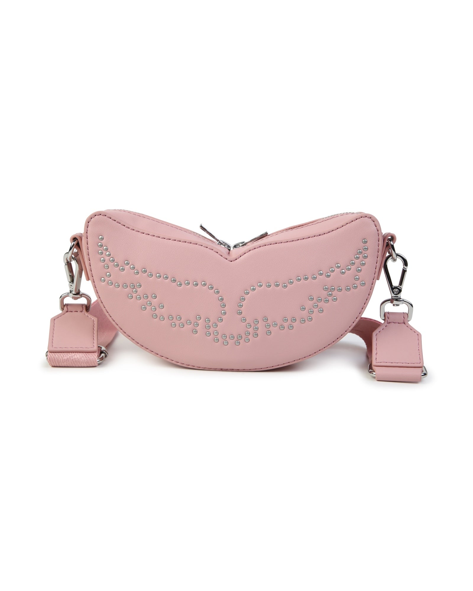 Sac à main à illustration ailes - Taupe Pink