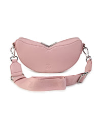 Sac à main à illustration ailes - Taupe Pink