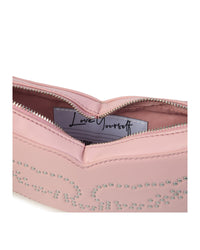 Sac à main à illustration ailes - Taupe Pink