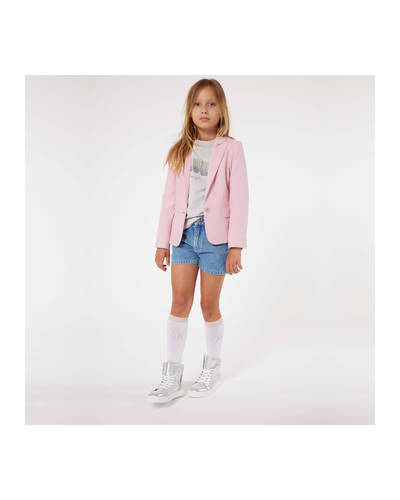 Chaussettes hautes - Blanc