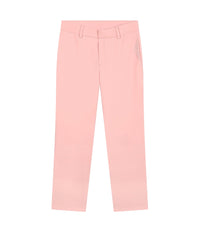 Pantalon tailleur à illustrations strass - Taupe Pink