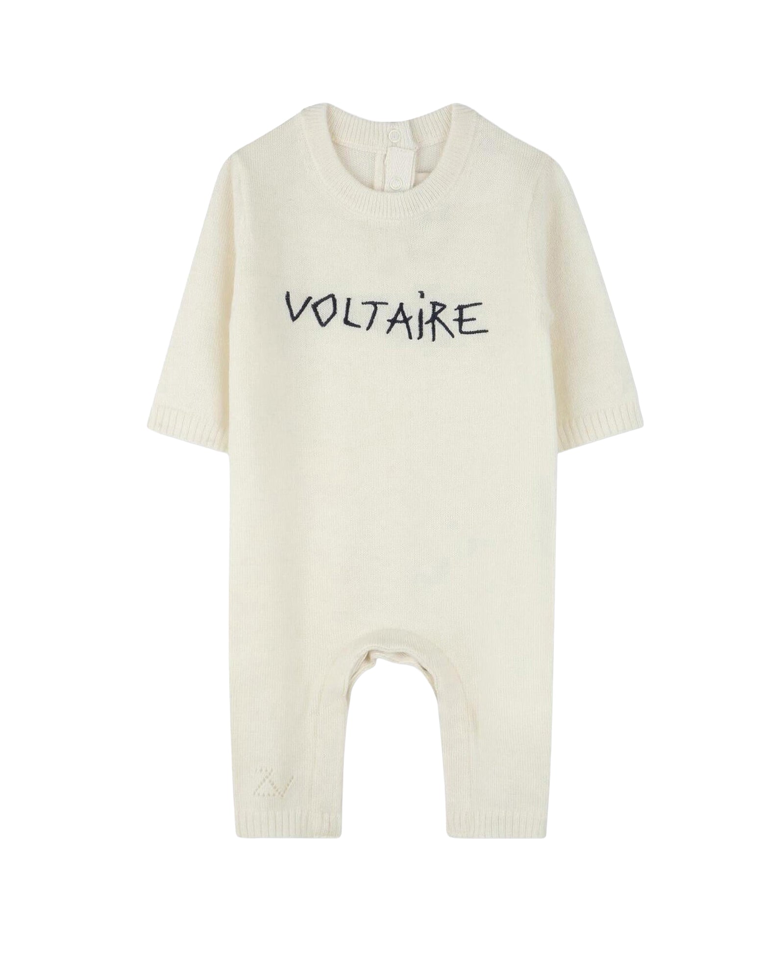 Wool and cashmere jacquard jumpsuit - Hot Milk