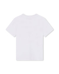T-shirt à manches courtes à illustrations en coton - Blanc