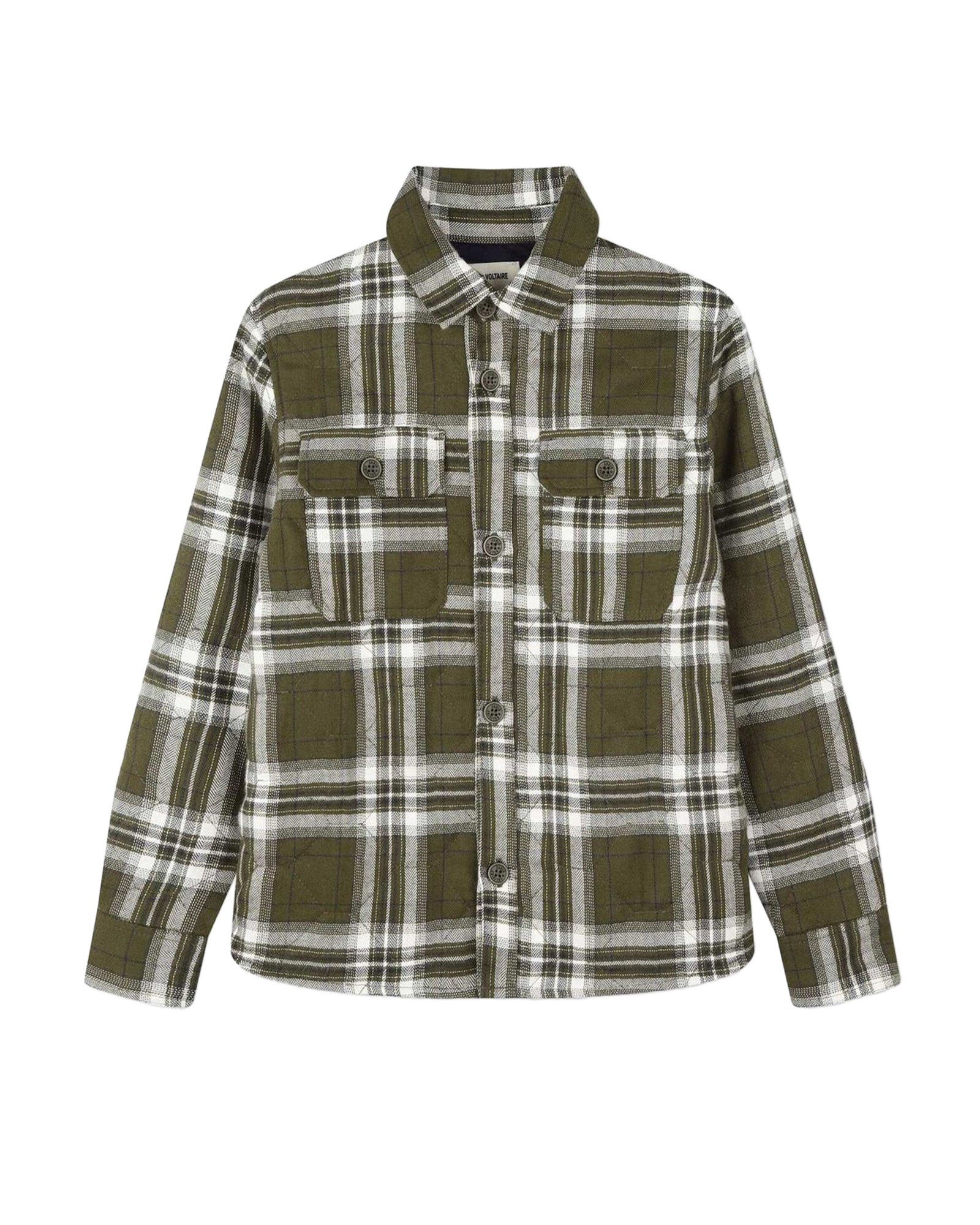 Chemise à carreaux en coton - Paton