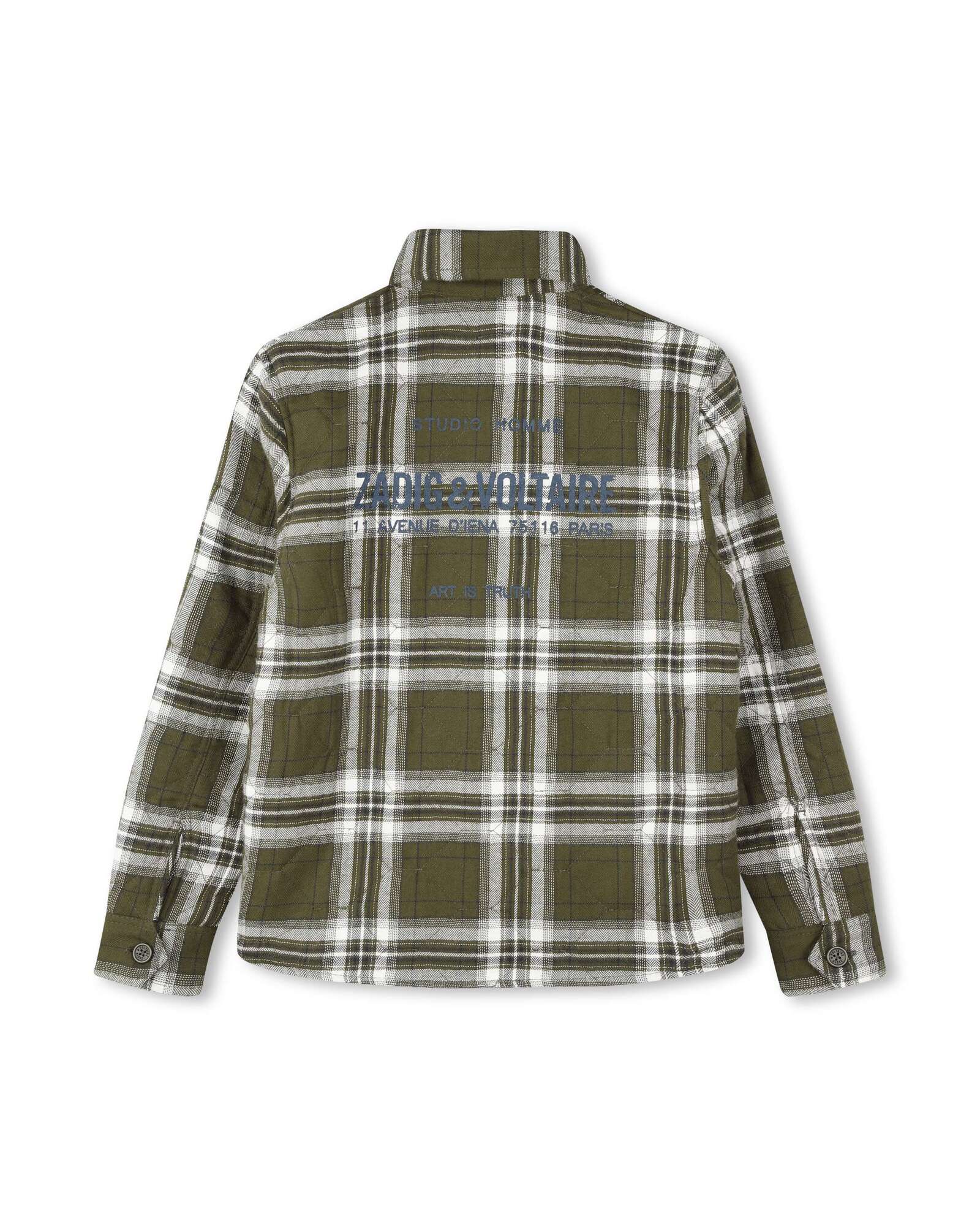 Chemise à carreaux en coton - Paton