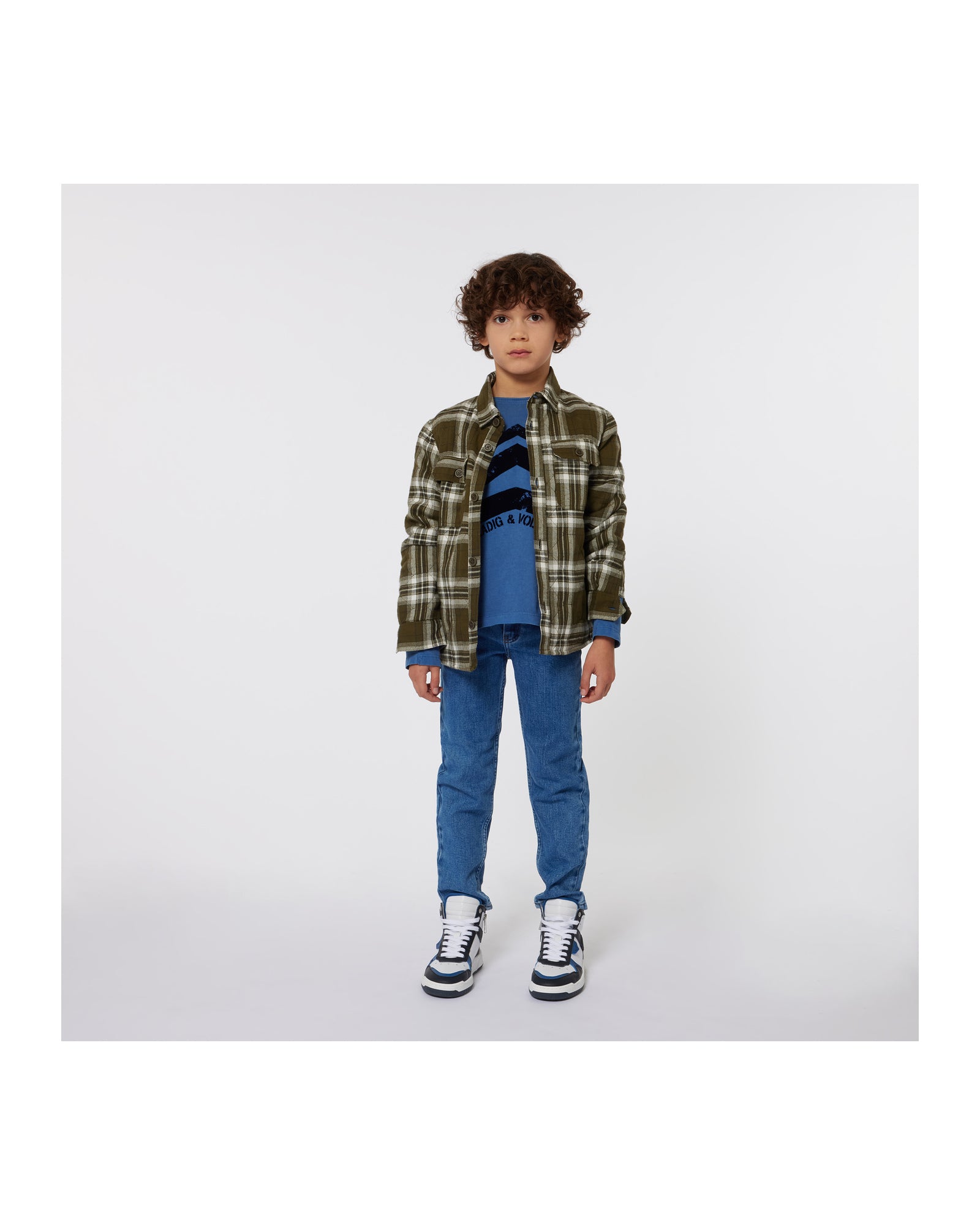 Chemise à carreaux en coton - Paton