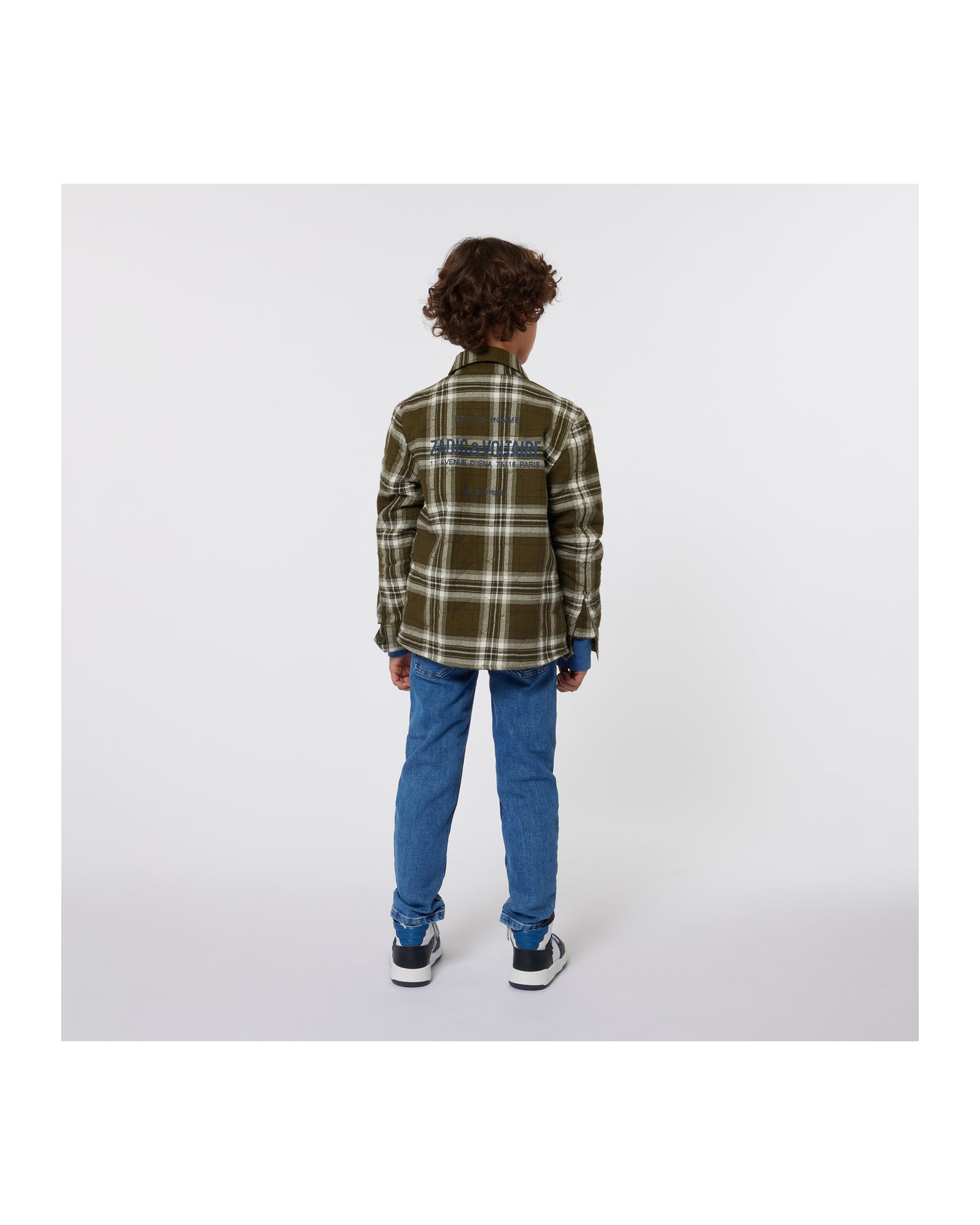 Chemise à carreaux en coton - Paton