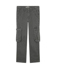 Cotton cargo trousers with pockets - Onyx