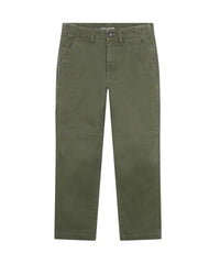 Pantalon carotte en coton - Army