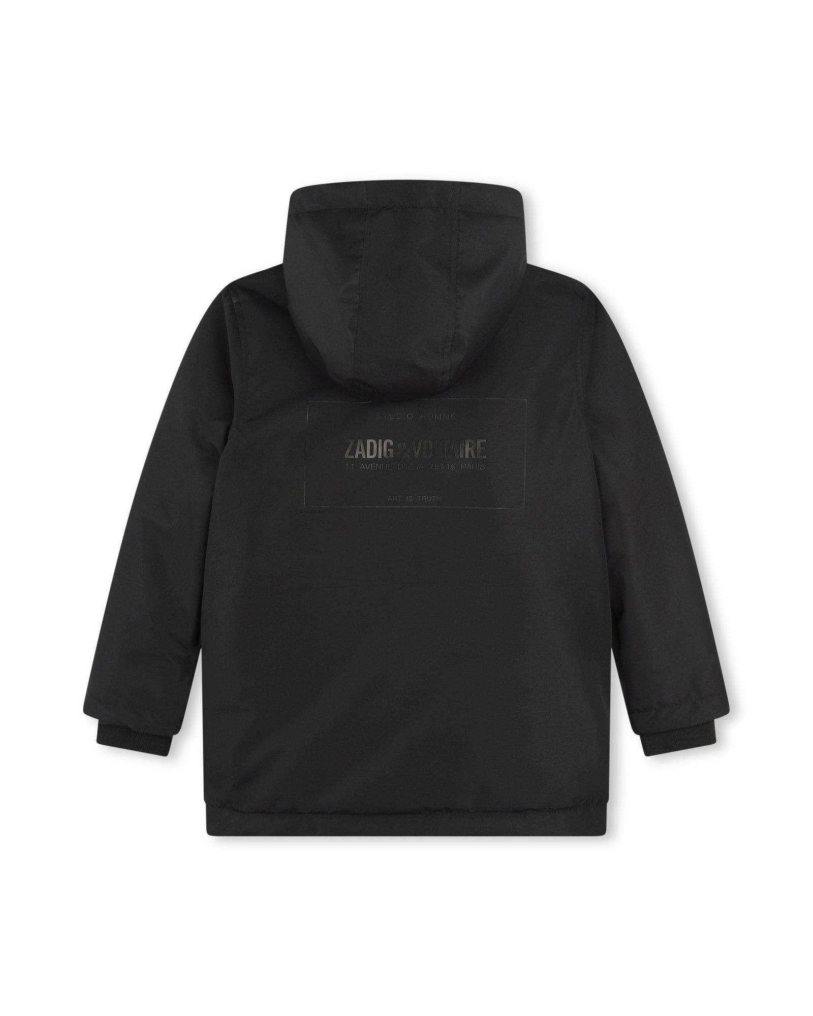 Parka à capuche déperlante - Black