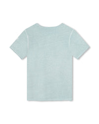 T-shirt à manches courtes à illustrations en coton - Aquamarine