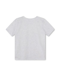 T-shirt à manches courtes à illustrations en coton - Gris Clair