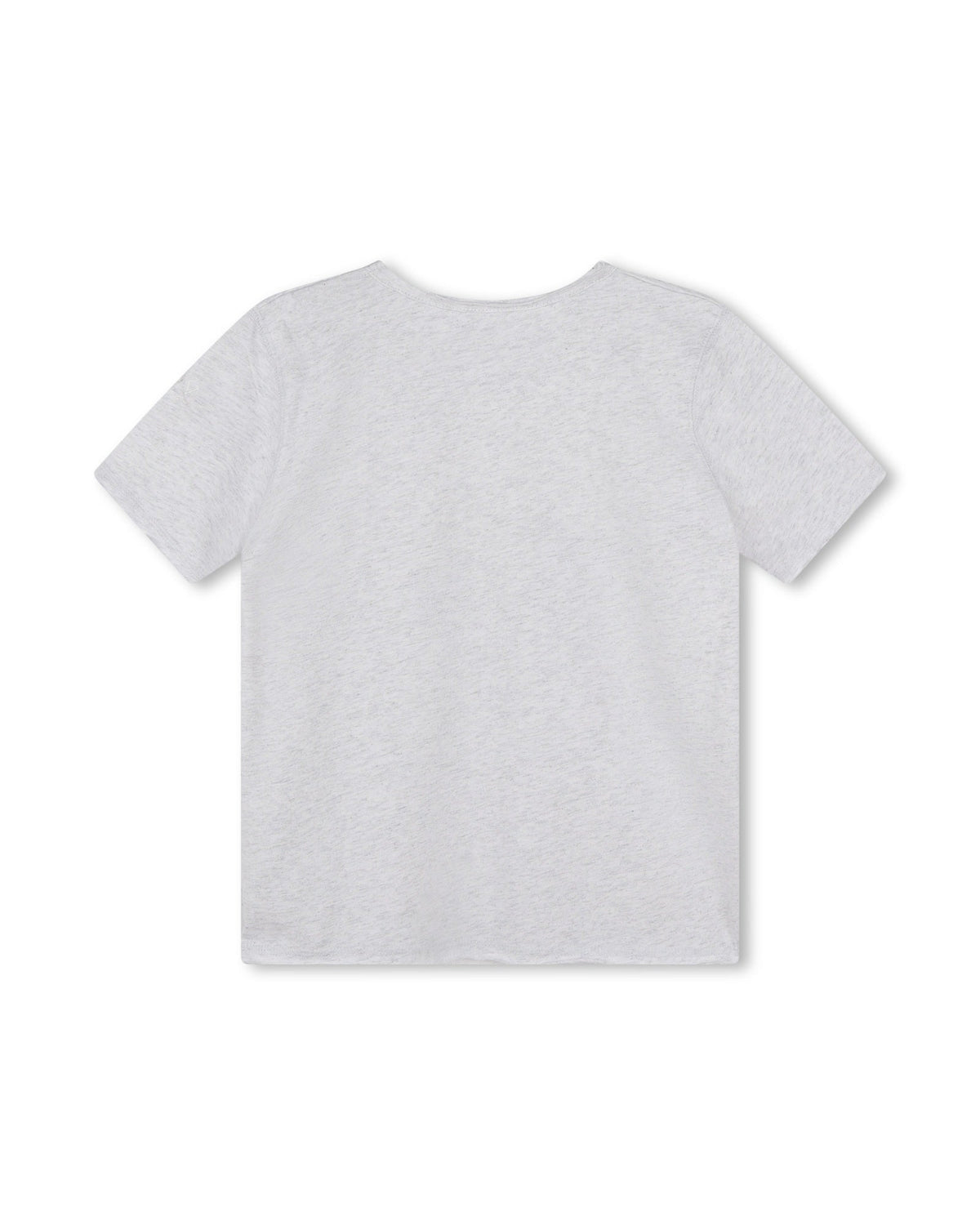 T-shirt à manches courtes à illustrations en coton - Gris Clair