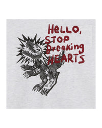 T-shirt à manches courtes à illustrations en coton - Gris Clair