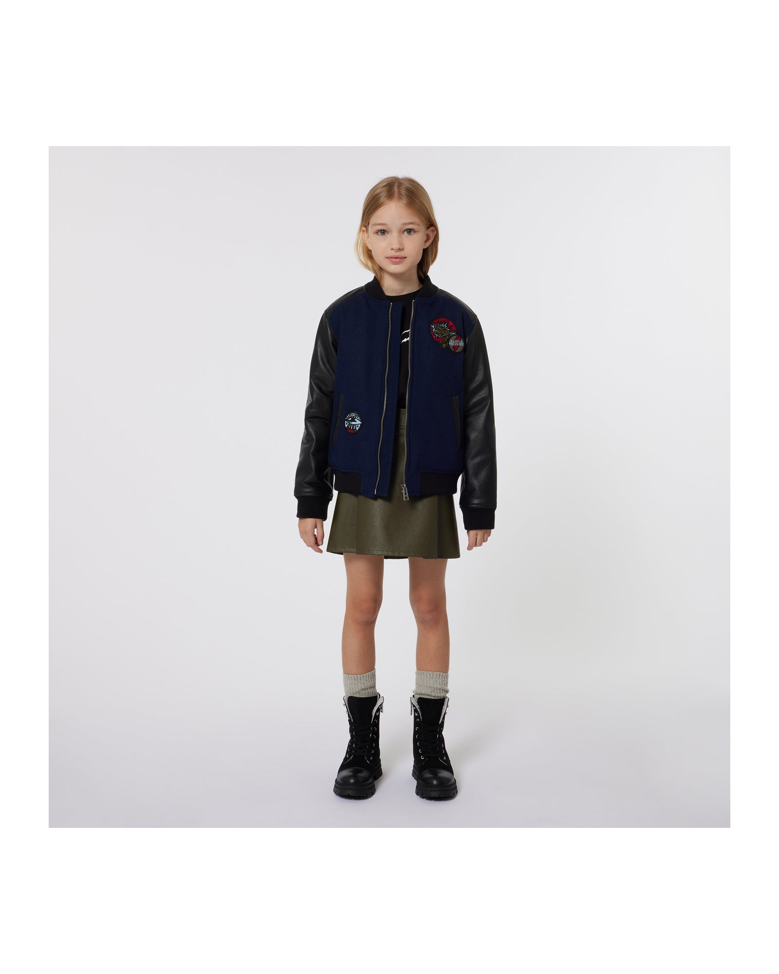 Straight zip skirt - Paton