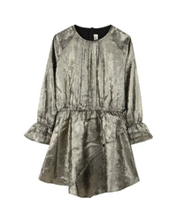 Robe asymétrique - Noir & Doré