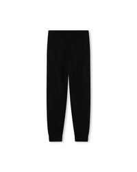 Pantalon à illustrations à strass en laine - Black