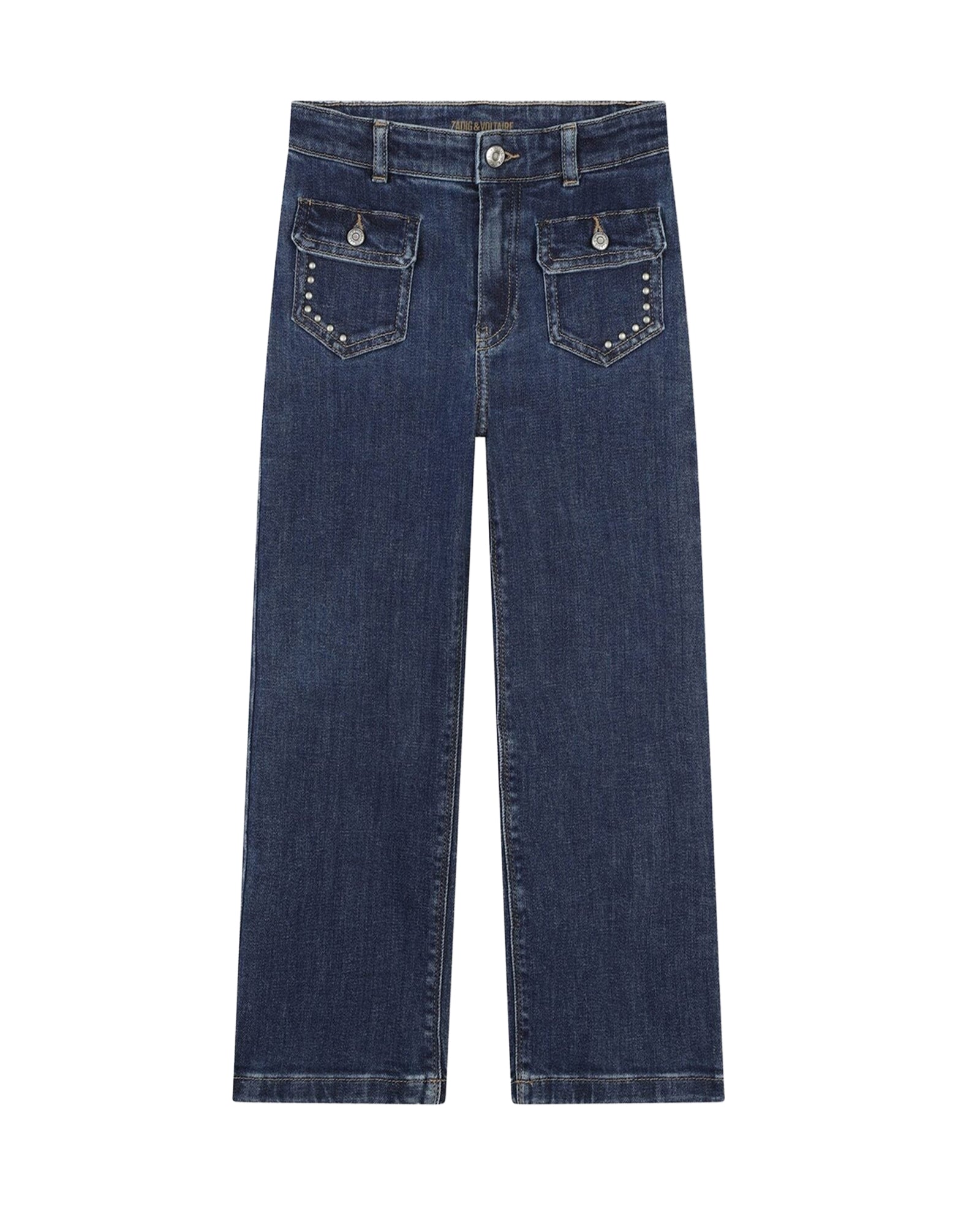 Pantalon évasé en denim - Double Stone