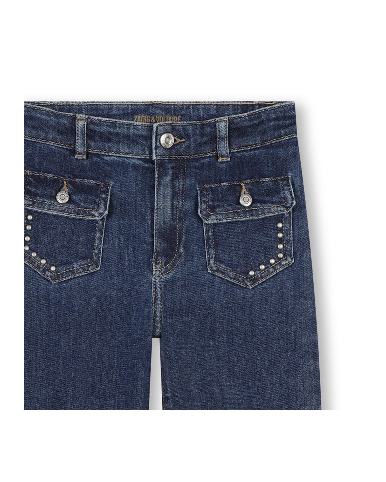 Pantalon évasé en denim - Double Stone