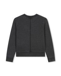 Sweatshirt à illustrations en molleton - Black