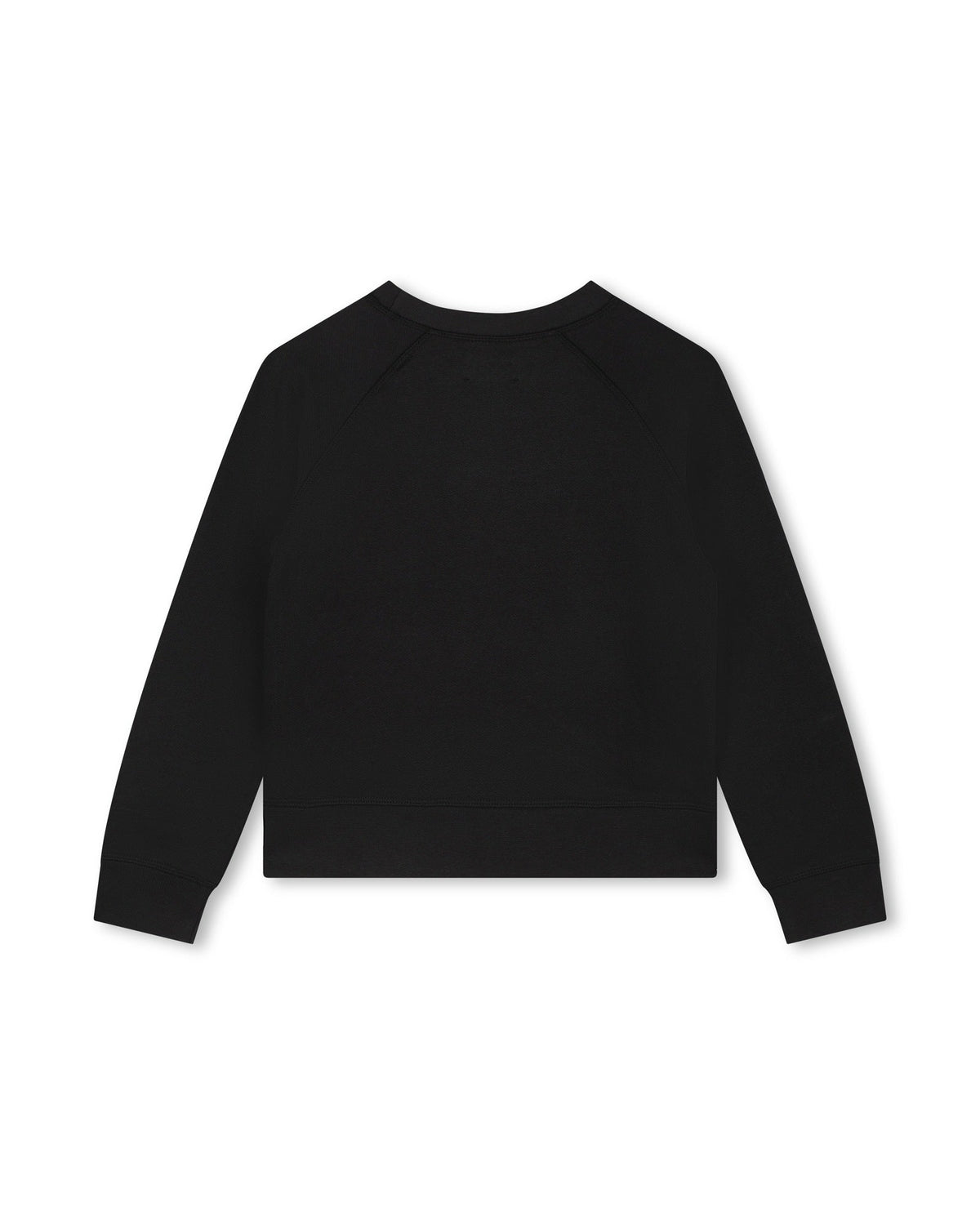 Sweat brodé en molleton - Black