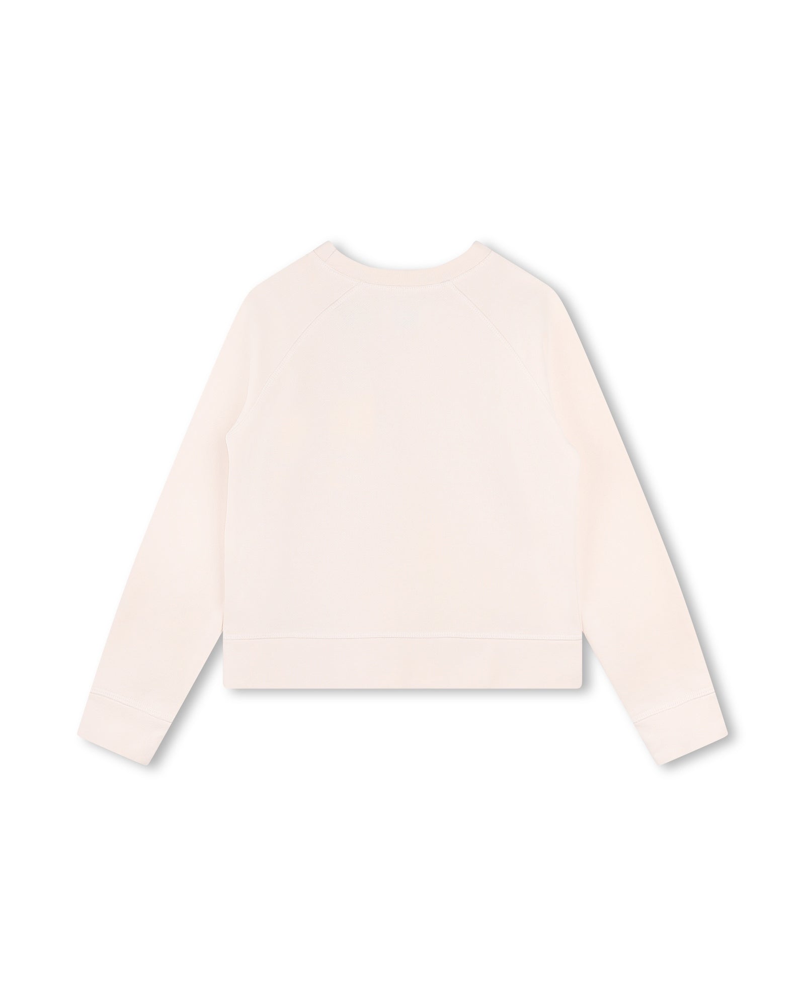 Sweatshirt brodé en molleton - Litchi